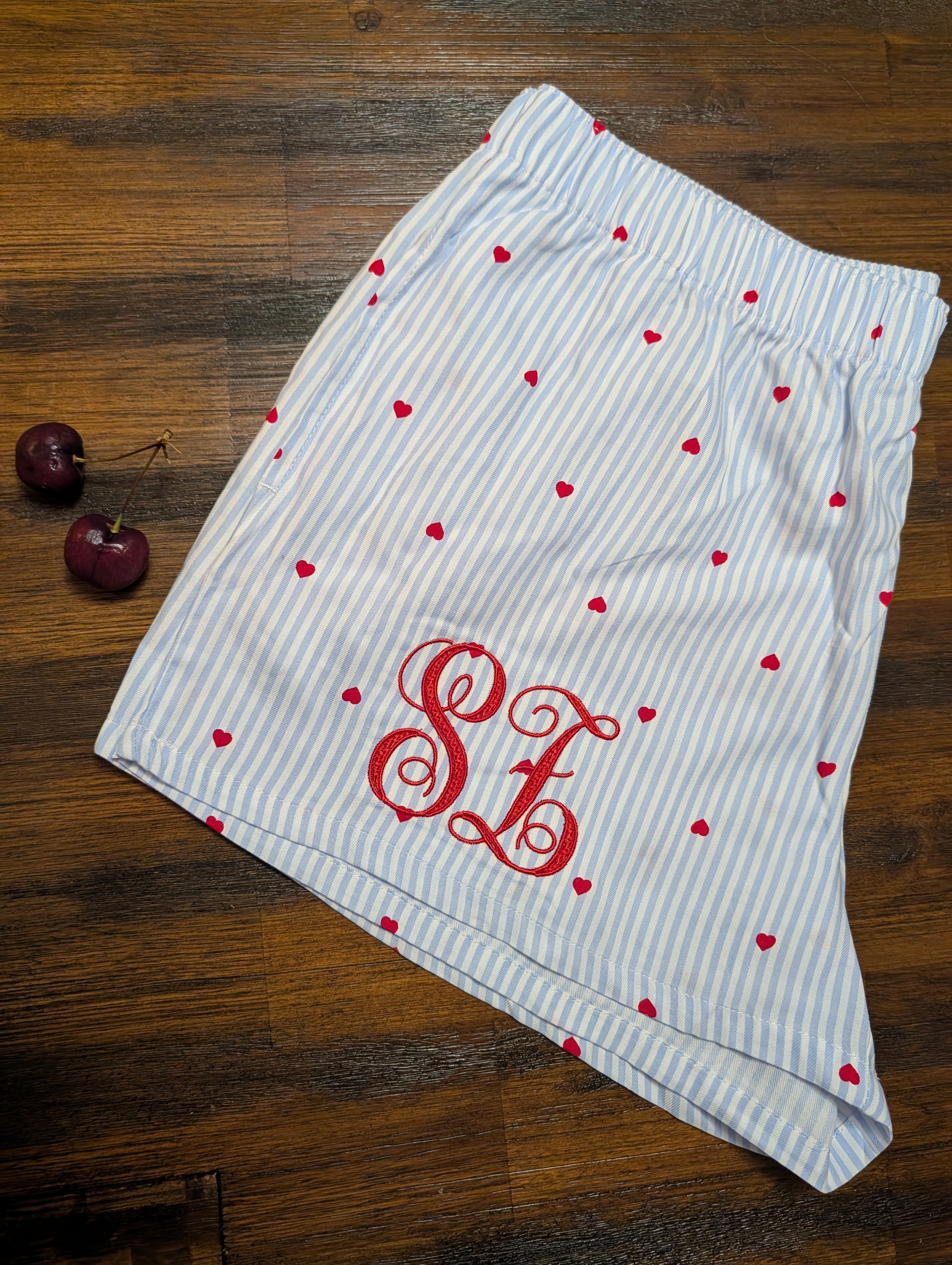 Personalized pyjama shorts