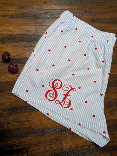 Personalized pyjama shorts