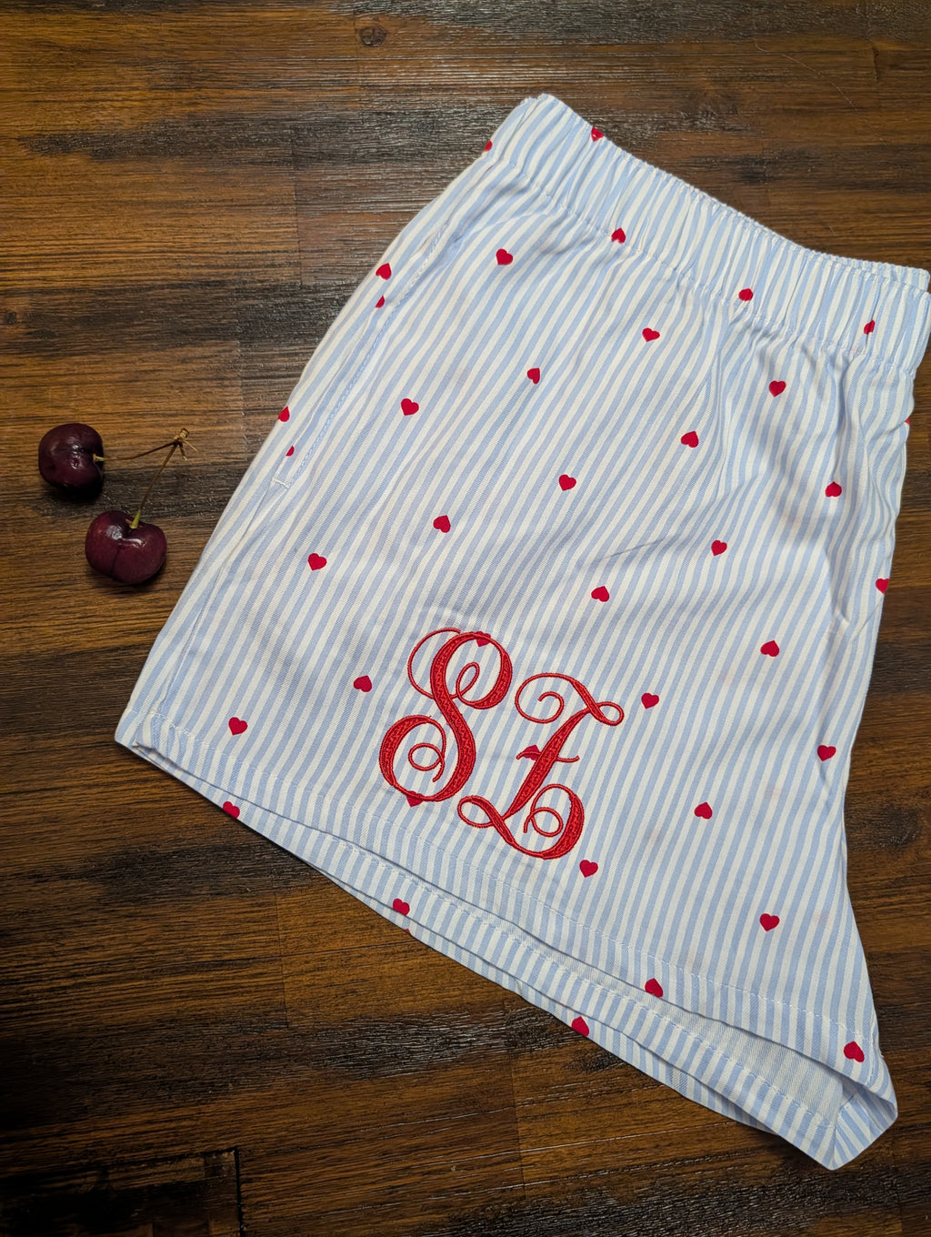 Personalized pyjama shorts