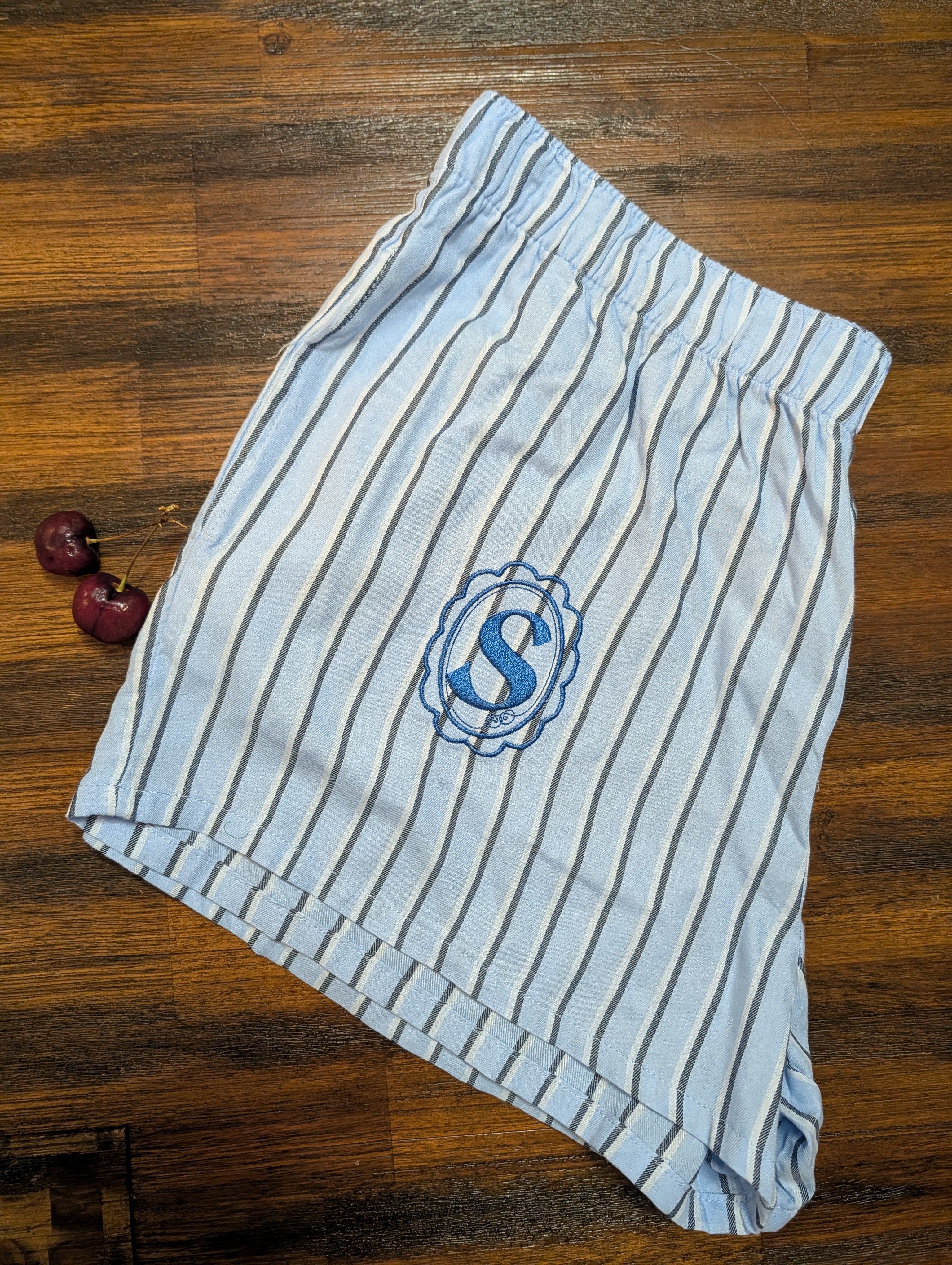 Personalized pyjama shorts