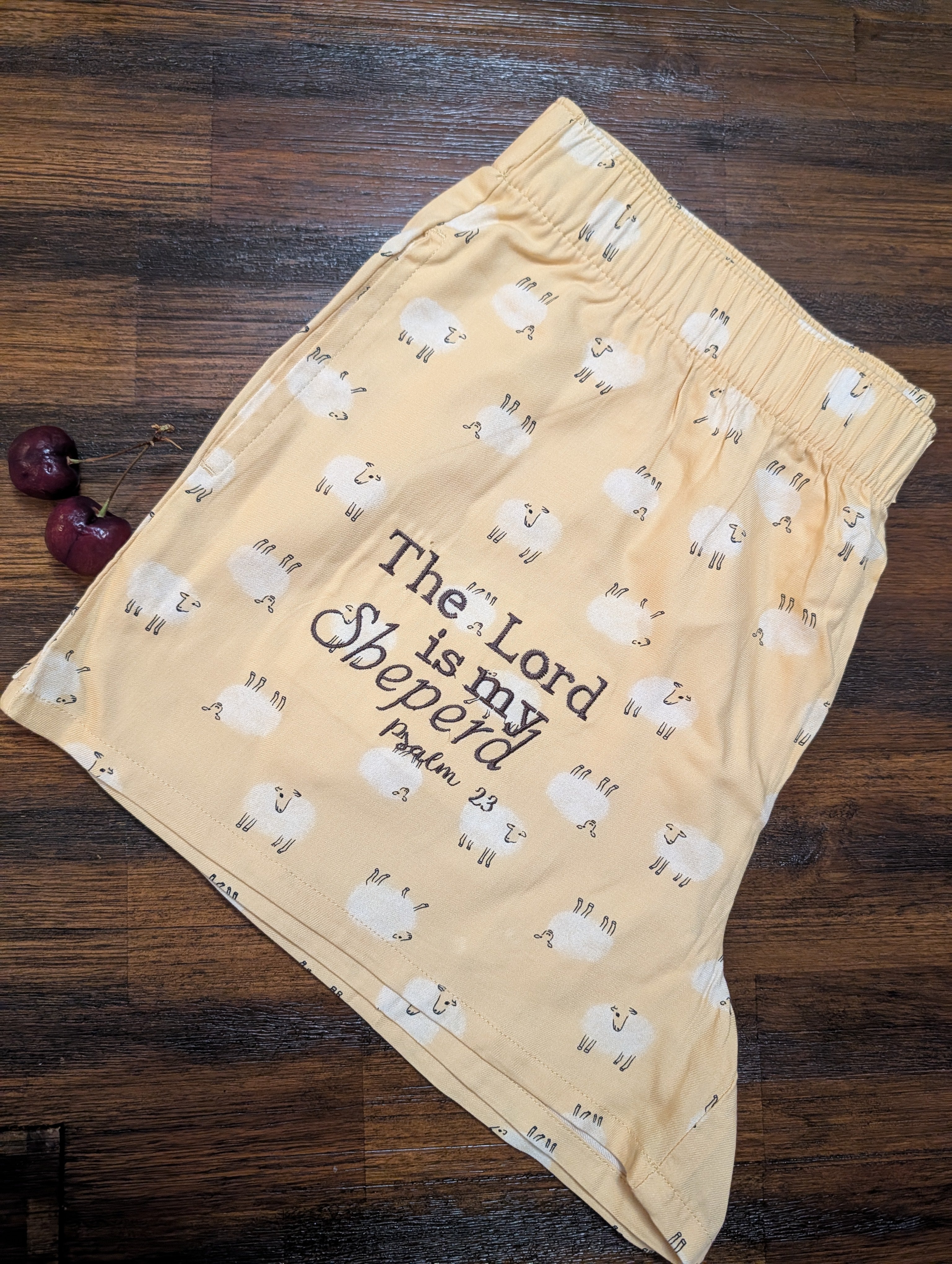 Personalized pyjama shorts