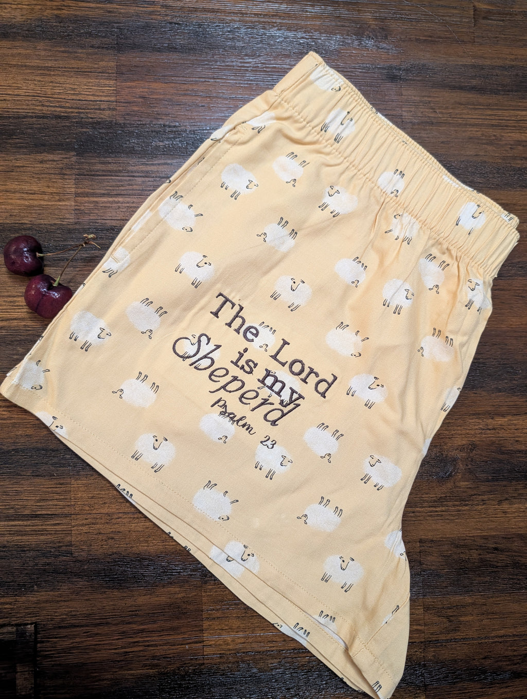 Personalized pyjama shorts