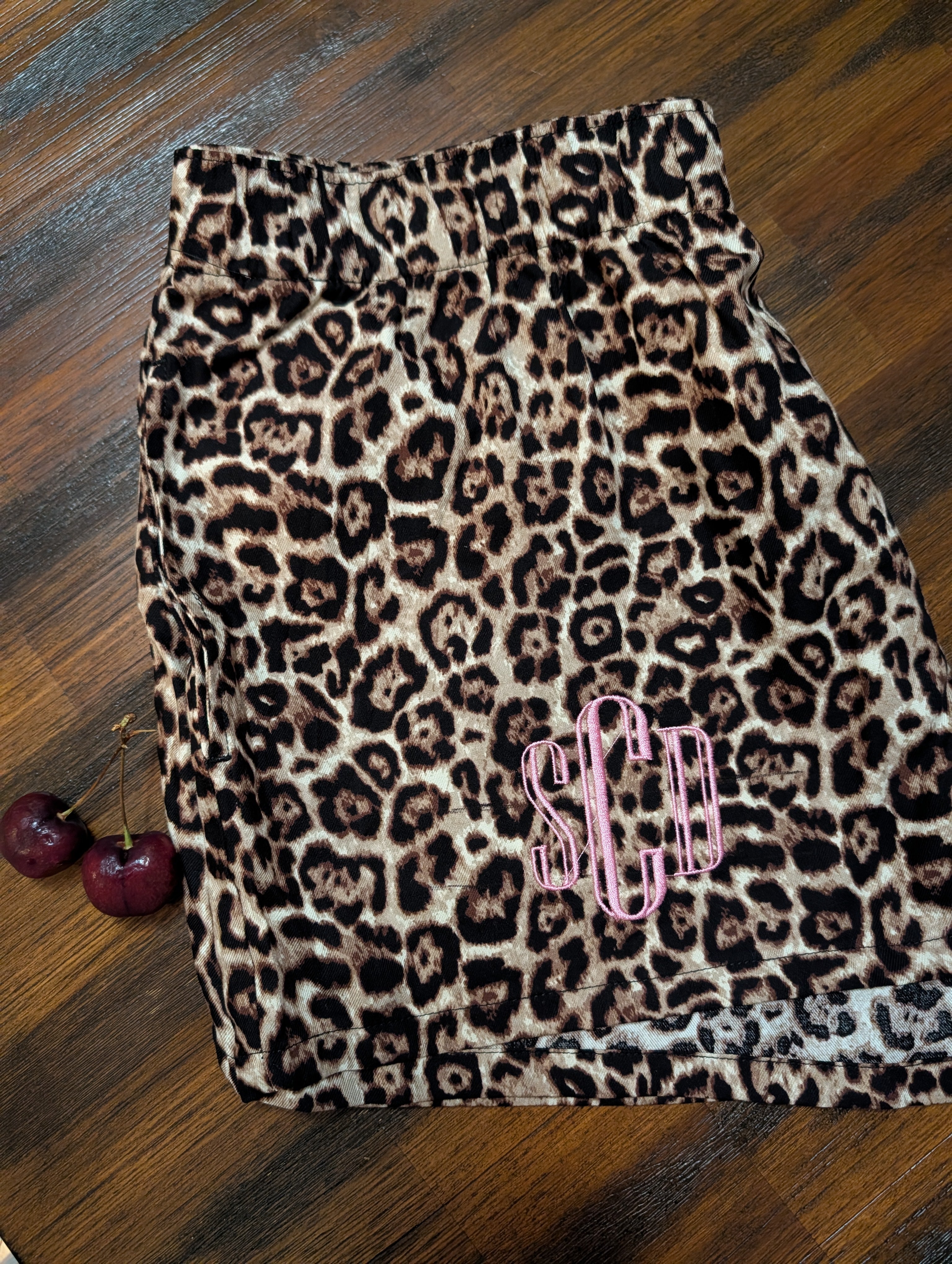 Personalized pyjama shorts