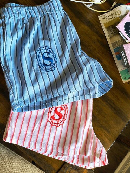 Personalized pyjama shorts